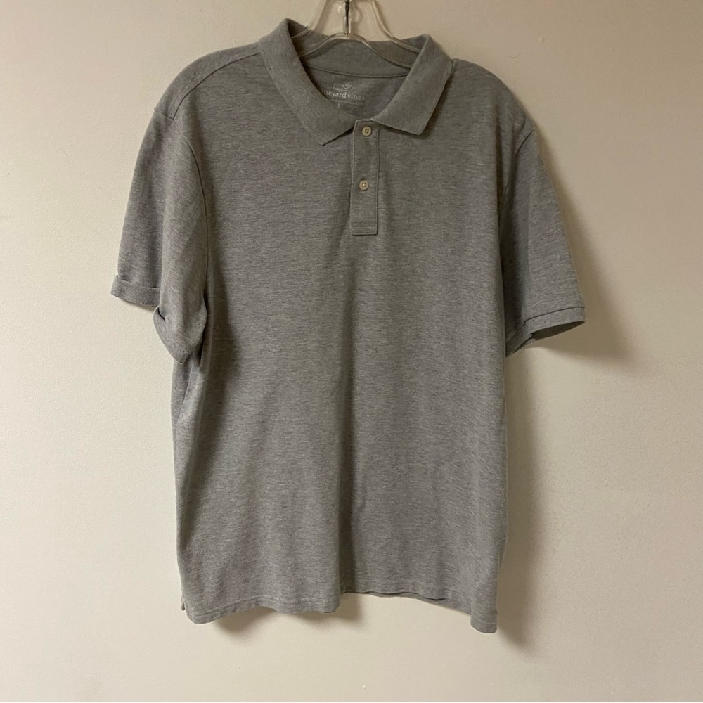 Vineyard Vines Men’s shirt Polo Golf Gray Short Sleeve Large